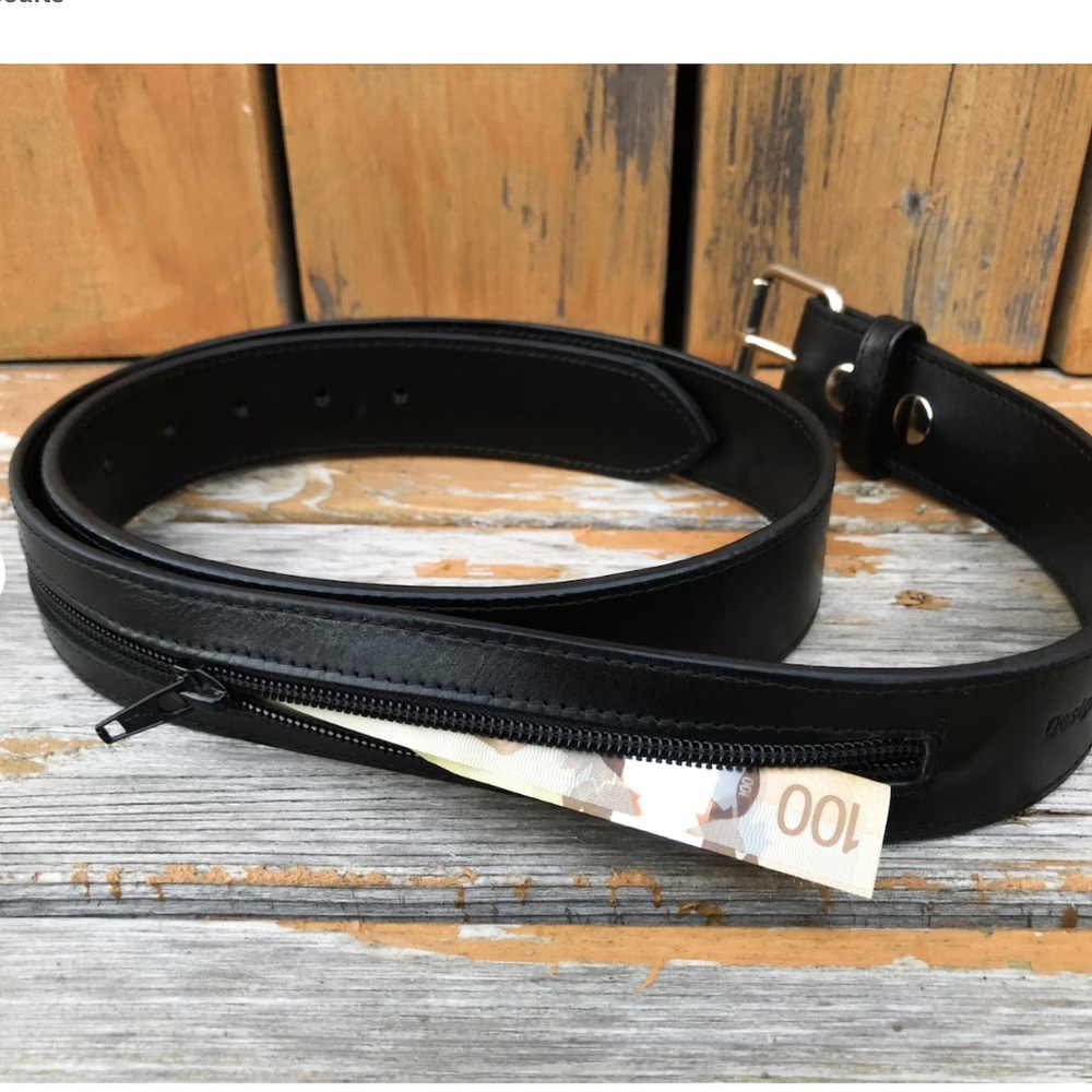 Dark Brown Money Belt
